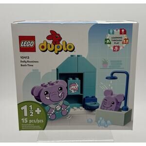 New Sealed LEGO DUPLO My First Daily Routines: Bath Time #10413 15 Pcs Elephants